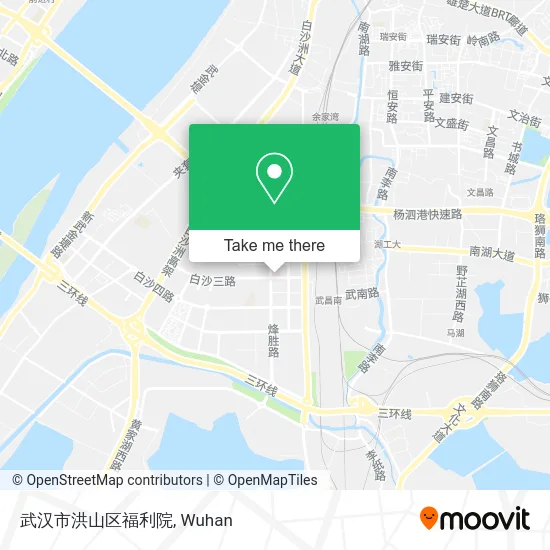 武汉市洪山区福利院 map