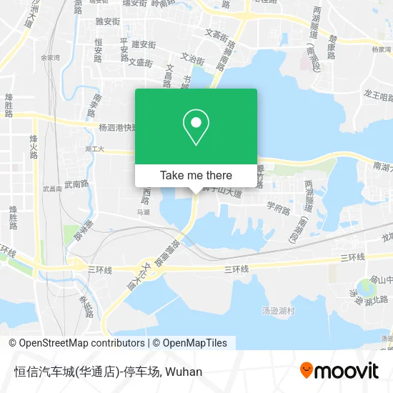 恒信汽车城(华通店)-停车场 map