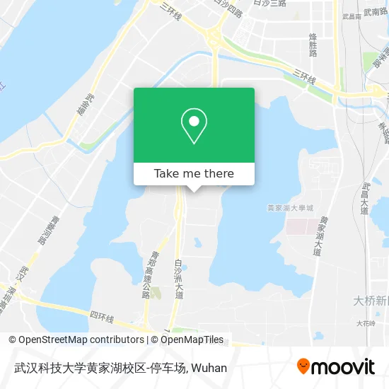 武汉科技大学黄家湖校区-停车场 map