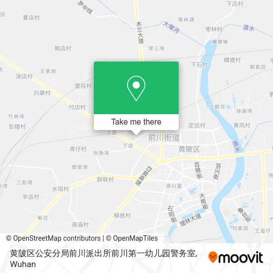 黄陂区公安分局前川派出所前川第一幼儿园警务室 map