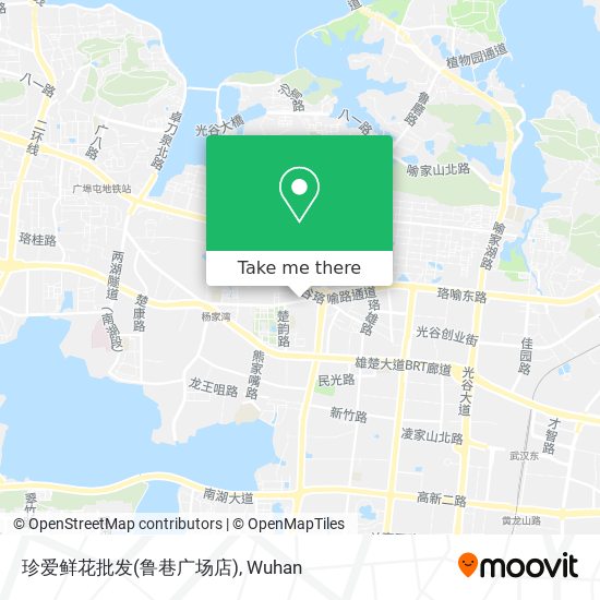 珍爱鲜花批发(鲁巷广场店) map