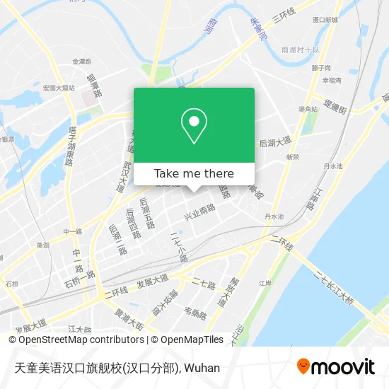 天童美语汉口旗舰校(汉口分部) map