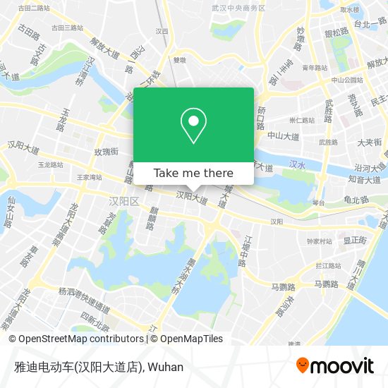 雅迪电动车(汉阳大道店) map