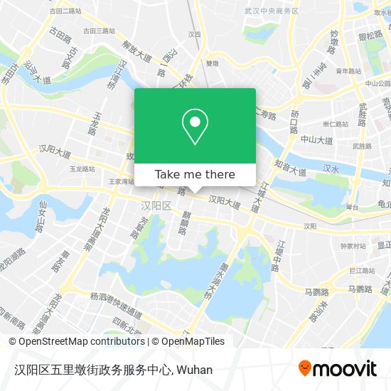 汉阳区五里墩街政务服务中心 map
