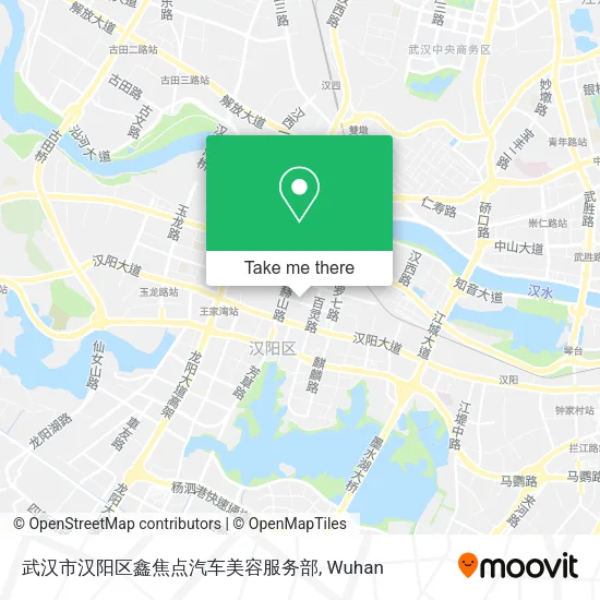 武汉市汉阳区鑫焦点汽车美容服务部 map