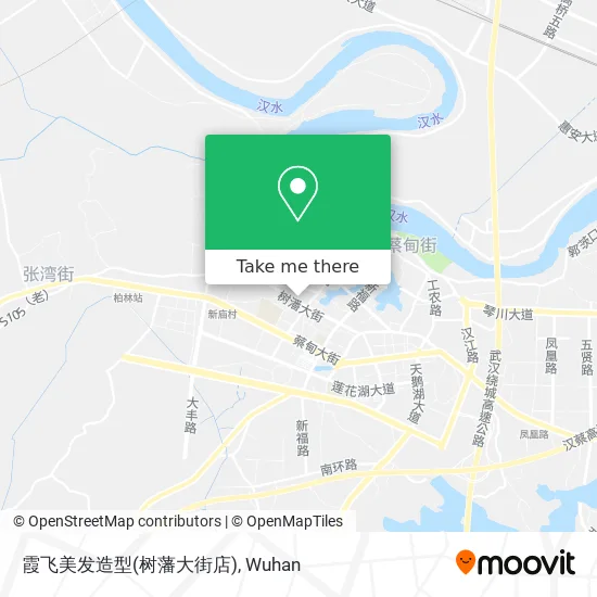 霞飞美发造型(树藩大街店) map