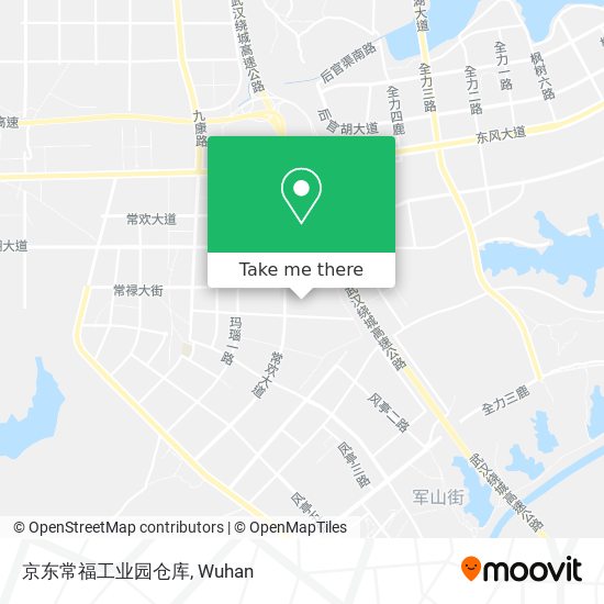 京东常福工业园仓库 map