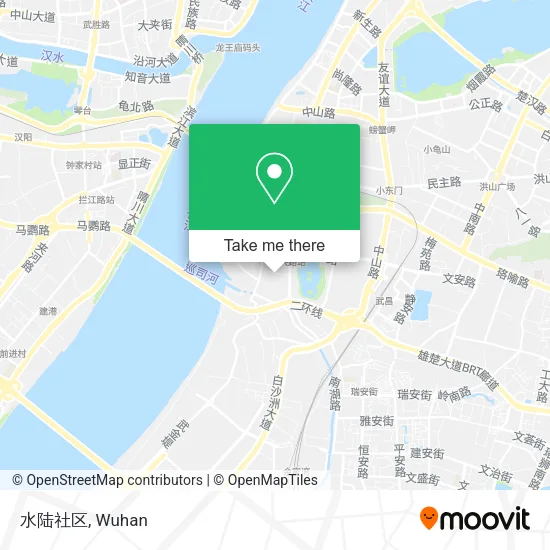 水陆社区 map