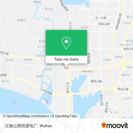 汉施公路阳逻电厂 map