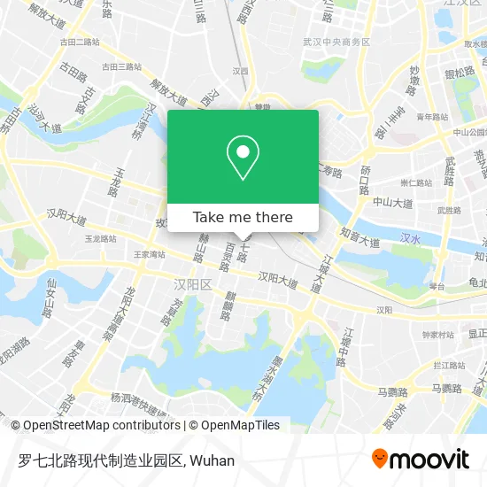 罗七北路现代制造业园区 map