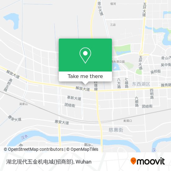 湖北现代五金机电城(招商部) map