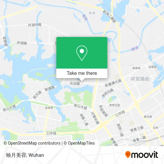 翰月美容 map