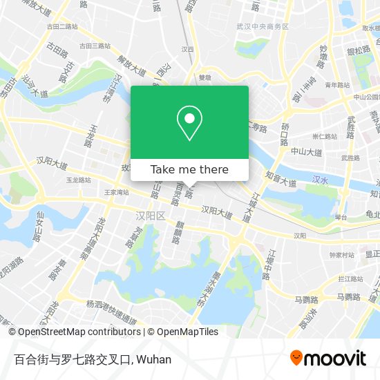 百合街与罗七路交叉口 map