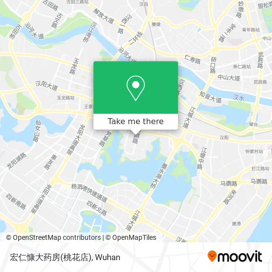 宏仁慷大药房(桃花店) map