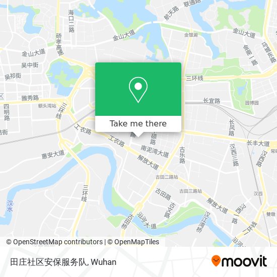 田庄社区安保服务队 map