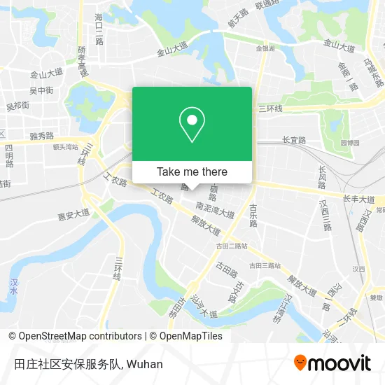田庄社区安保服务队 map