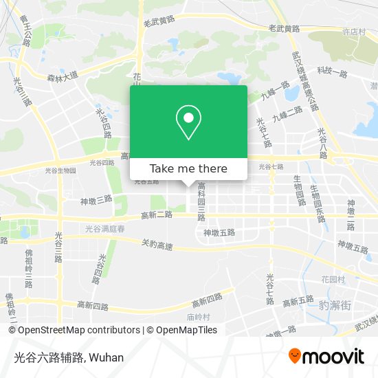 光谷六路辅路 map