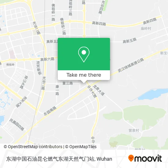 东湖中国石油昆仑燃气东湖天然气门站 map