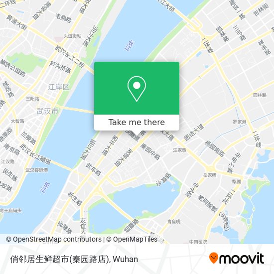 俏邻居生鲜超市(秦园路店) map