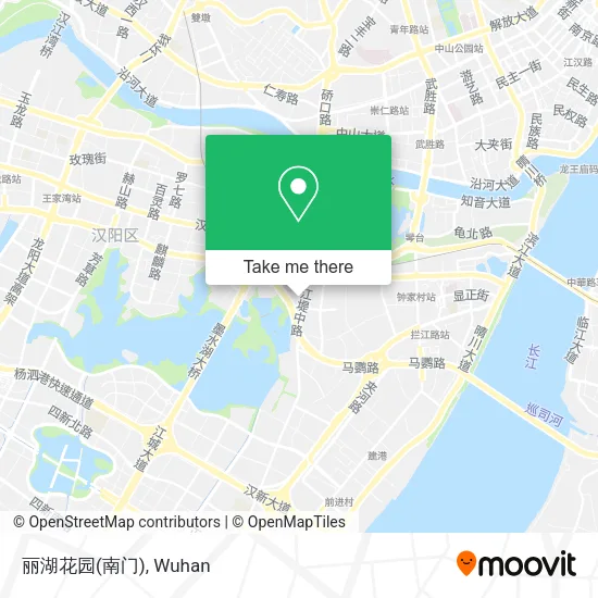 丽湖花园(南门) map