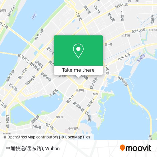 中通快递(岳东路) map
