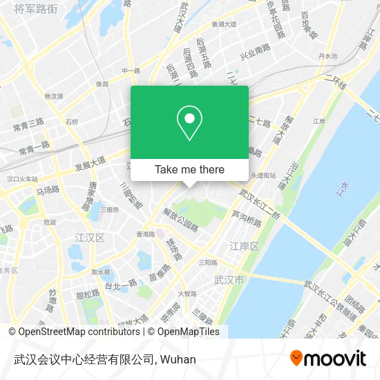 武汉会议中心经营有限公司 map