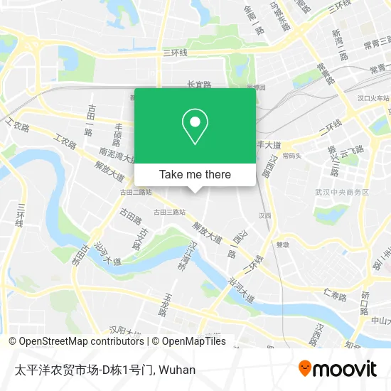 太平洋农贸市场-D栋1号门 map