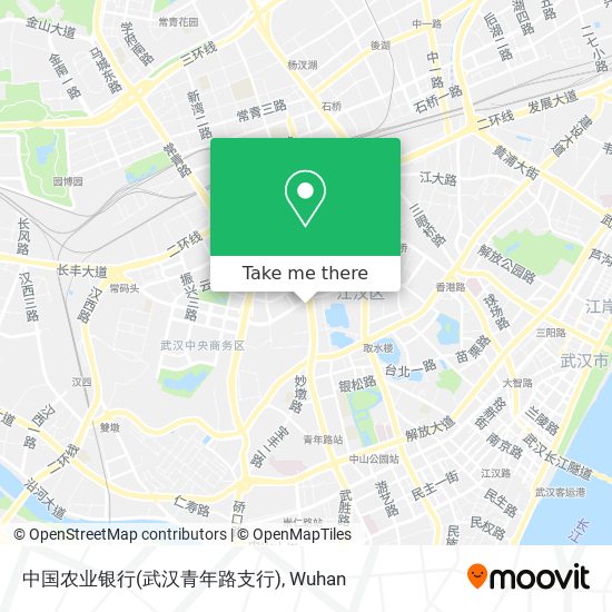 中国农业银行(武汉青年路支行) map