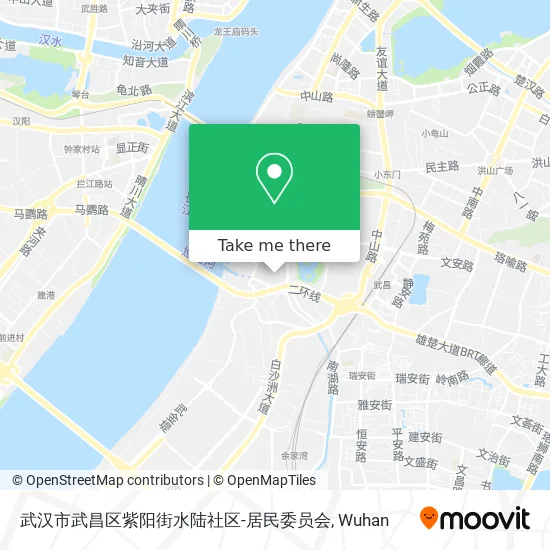 武汉市武昌区紫阳街水陆社区-居民委员会 map