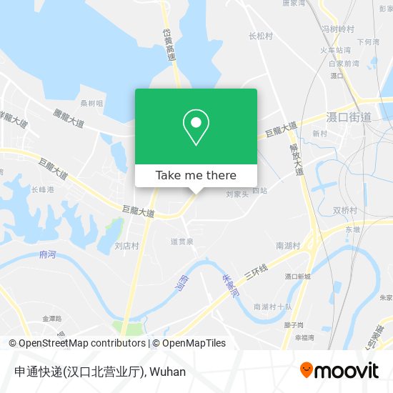 申通快递(汉口北营业厅) map