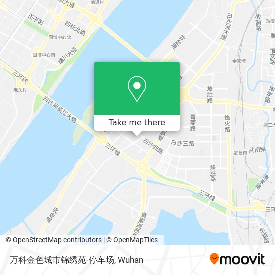 万科金色城市锦绣苑-停车场 map