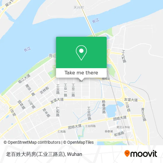 老百姓大药房(工业三路店) map