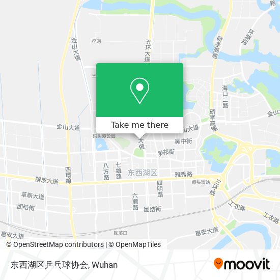 东西湖区乒乓球协会 map