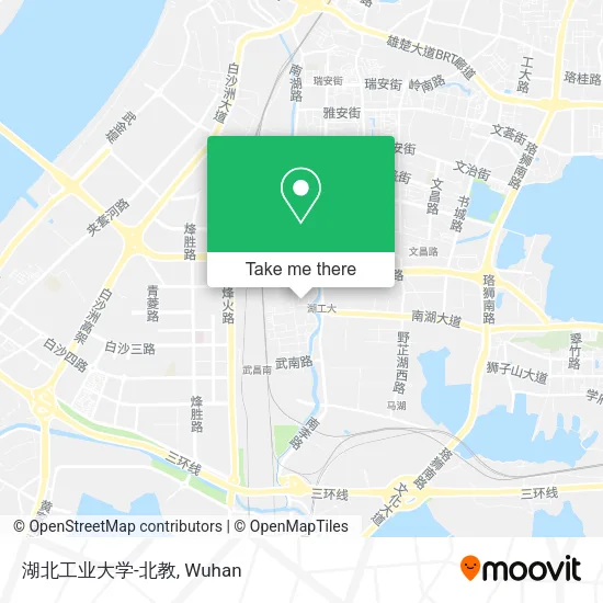 湖北工业大学-北教 map