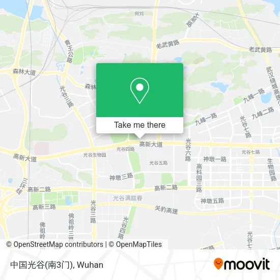 中国光谷(南3门) map