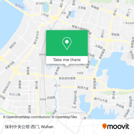 保利中央公馆-西门 map