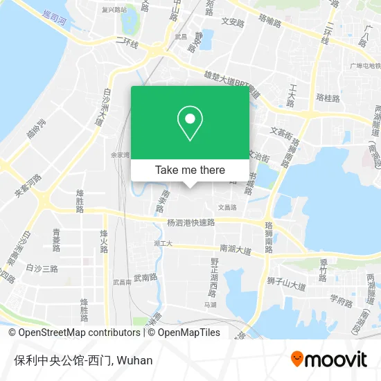 保利中央公馆-西门 map