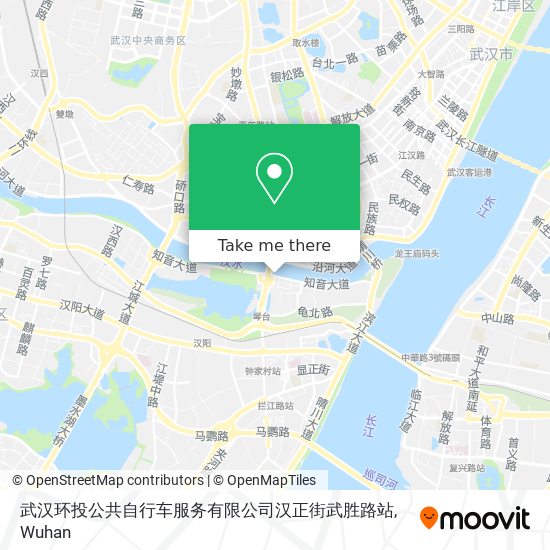 武汉环投公共自行车服务有限公司汉正街武胜路站 map