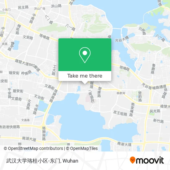 武汉大学珞桂小区-东门 map
