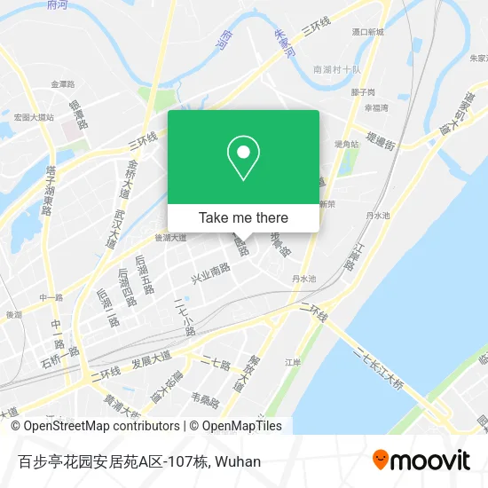 百步亭花园安居苑A区-107栋 map