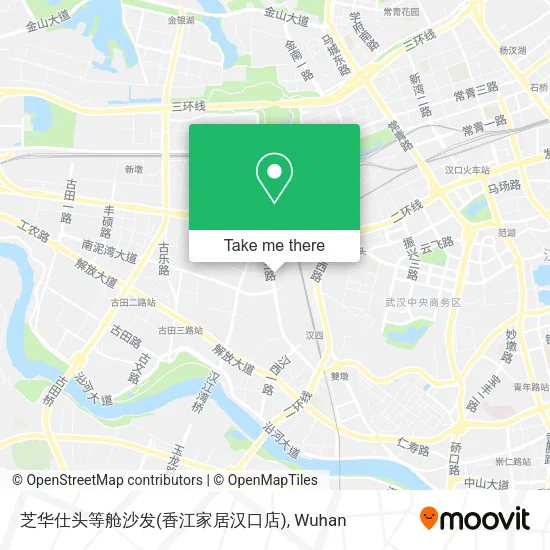 芝华仕头等舱沙发(香江家居汉口店) map