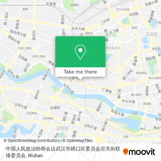 中国人民政治协商会议武汉市硚口区委员会宗关街联络委员会 map