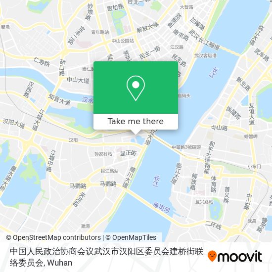 中国人民政治协商会议武汉市汉阳区委员会建桥街联络委员会 map
