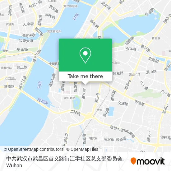 中共武汉市武昌区首义路街江零社区总支部委员会 map
