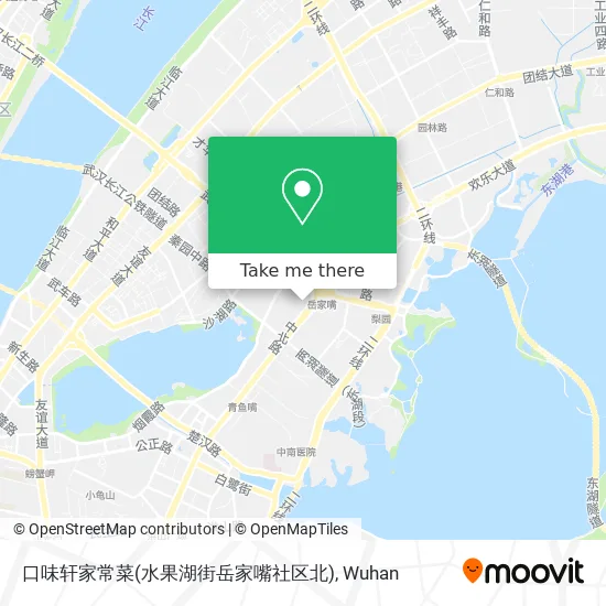 口味轩家常菜(水果湖街岳家嘴社区北) map