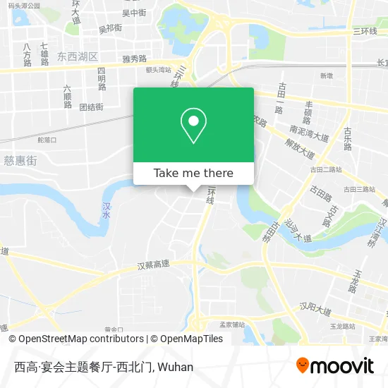 西高·宴会主题餐厅-西北门 map