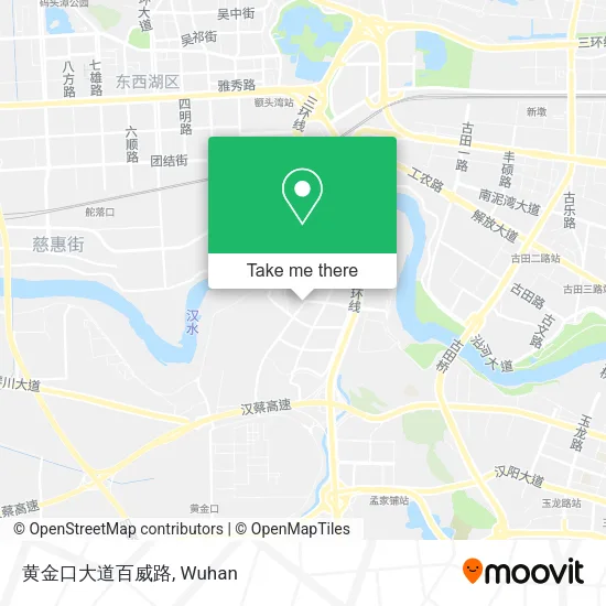 黄金口大道百威路 map