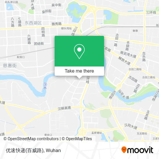 优速快递(百威路) map