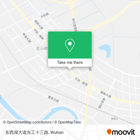 东西湖大道兴工十三路 map