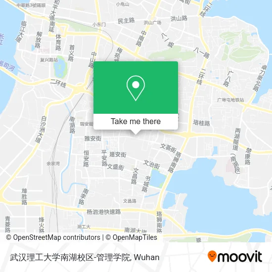 武汉理工大学南湖校区-管理学院 map